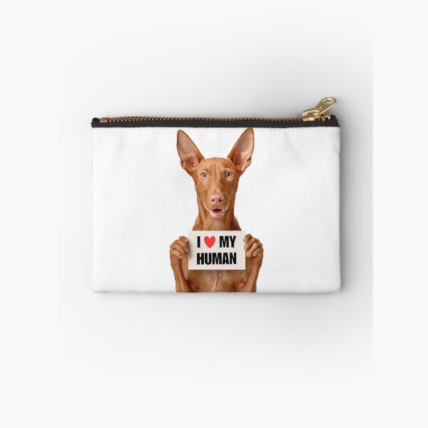 Item preview, Cute Pharaoh Hound dog with Signboard I love my Human  designed and sold by LazyOwlStore.