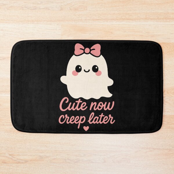 Item preview, Cute Now Creep Later Halloween Ghost designed and sold by LuminOrb.