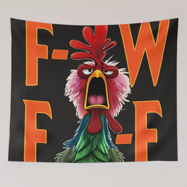 Item preview, F-CAW-F Chicken Funny Rooster designed and sold by Dawesgew.