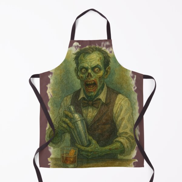 Item preview, Zombie Bartender – Undead Cocktail Art designed and sold by LaBottDiPonga.