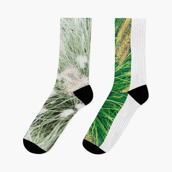 Item preview, Ornamental Grass Stalks Pattern faded / vivid split designed and sold by Dryft7.