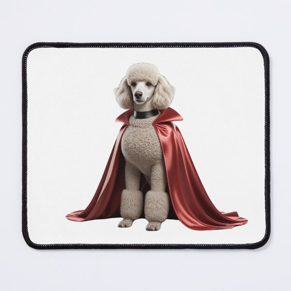 Item preview, Elegant vampire poodle with a red cape designed and sold by StormArte.