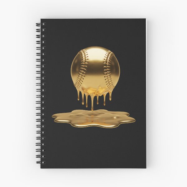 Item preview, Melting Drip Golden Baseball Art for Sports Fans designed and sold by diyoor.
