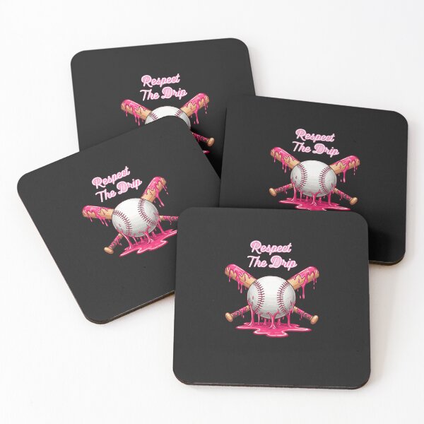 Item preview, Pink Respect The Drip Baseball Ice Cream Women and Girls  designed and sold by diyoor.