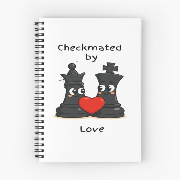 Item preview, Checkmated by Love – Romantic Chess King & Queen designed and sold by PawnShiftGoods.