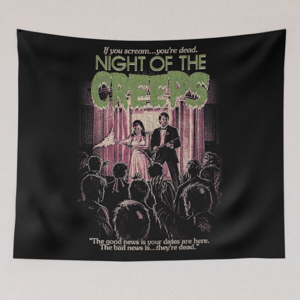 Item preview, action halloween horror scary vintage 90s funny retro music movie 80s film designed and sold by dubejpr.