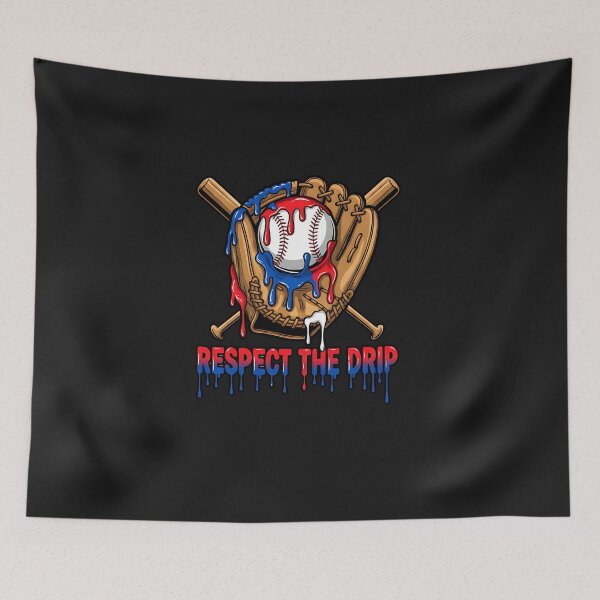 Item preview, Red White Blue Baseball Ice Cream Drip Youth Boys Baseball  designed and sold by diyoor.