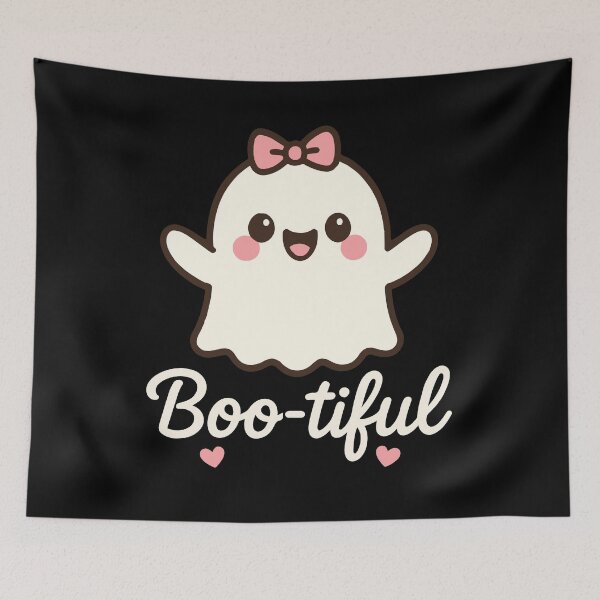 Item preview, Cute Boo-Tiful Ghost Halloween Party Fun designed and sold by LuminOrb.