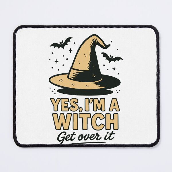 Item preview, Yes I'm A Witch Get Over It Halloween Party Fun designed and sold by LuminOrb.
