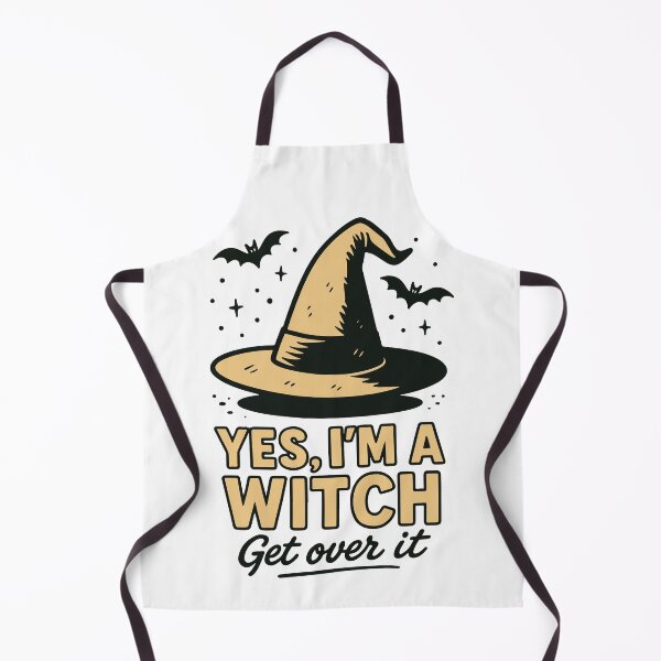 Item preview, Yes I'm A Witch Get Over It Halloween Party Fun designed and sold by LuminOrb.