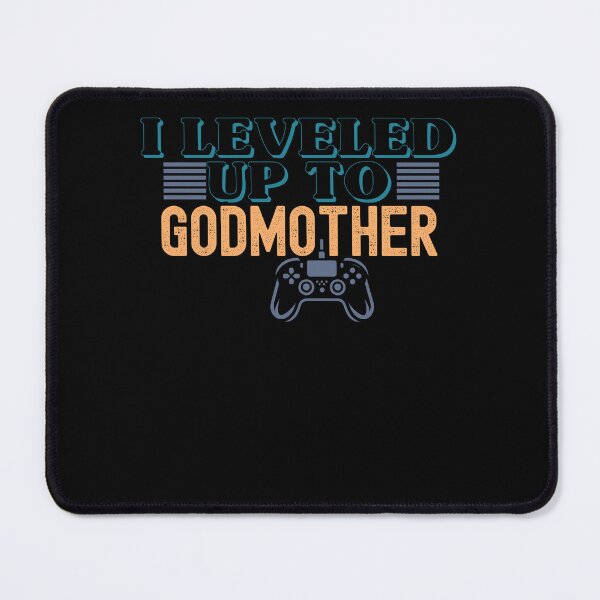 Item preview, I Leveled Up to Godmother Gamer Baby Reveal designed and sold by LuxeGraphix.