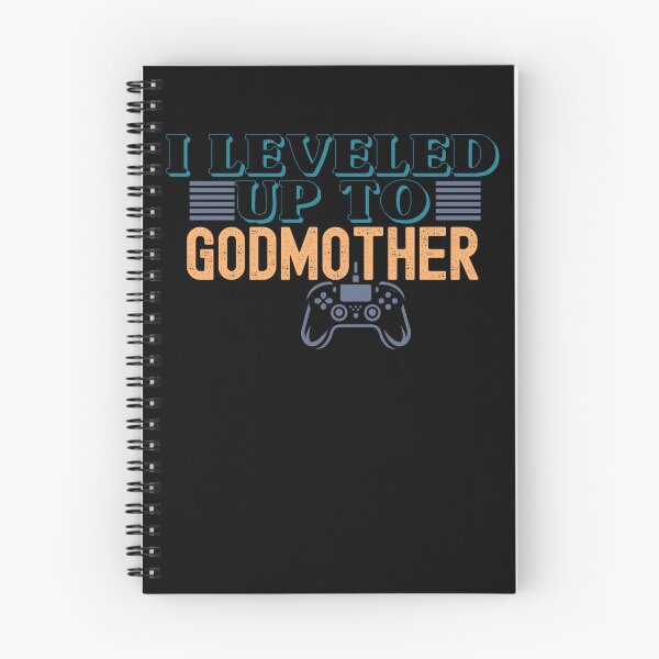 Item preview, I Leveled Up to Godmother Gamer Baby Reveal designed and sold by LuxeGraphix.