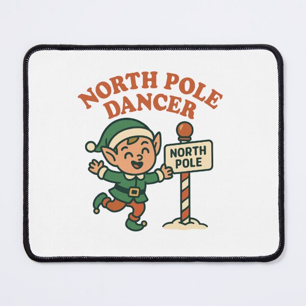 Item preview, North Pole Dancer – Funny Christmas Pun designed and sold by BloomKind.