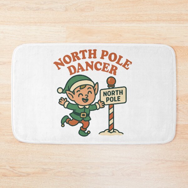 Item preview, North Pole Dancer – Funny Christmas Pun designed and sold by BloomKind.