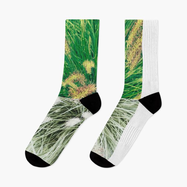 Item preview, Ornamental Grass Stalks Pattern faded / vivid split designed and sold by Dryft7.