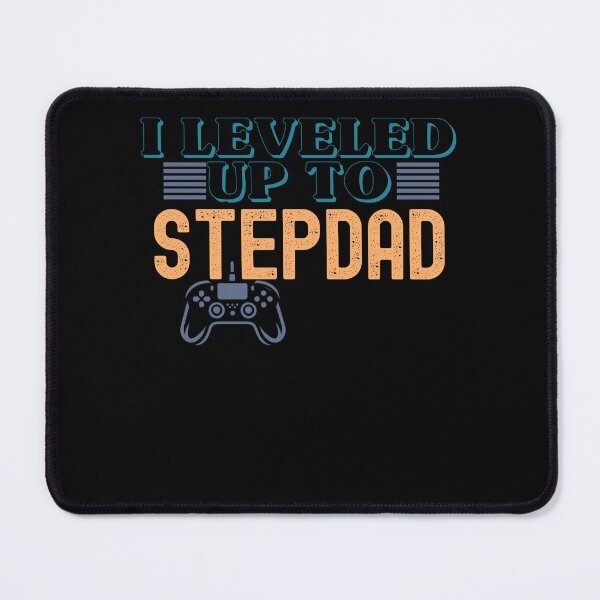 Item preview, I Leveled Up to Stepdad Funny Gamer Family Upgrade designed and sold by LuxeGraphix.
