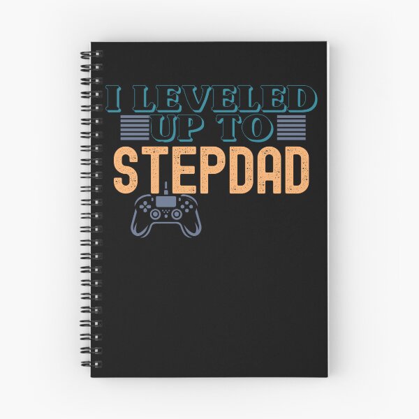 Item preview, I Leveled Up to Stepdad Funny Gamer Family Upgrade designed and sold by LuxeGraphix.