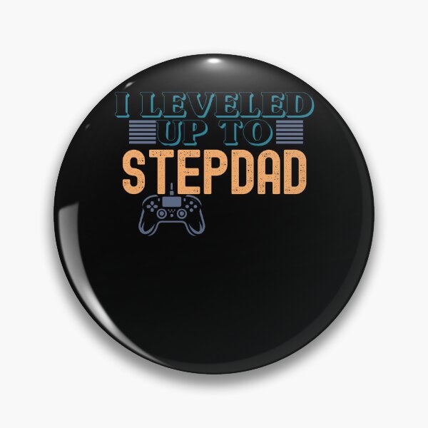 Item preview, I Leveled Up to Stepdad Funny Gamer Family Upgrade designed and sold by LuxeGraphix.
