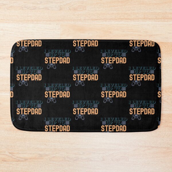 Item preview, I Leveled Up to Stepdad Funny Gamer Family Upgrade designed and sold by LuxeGraphix.