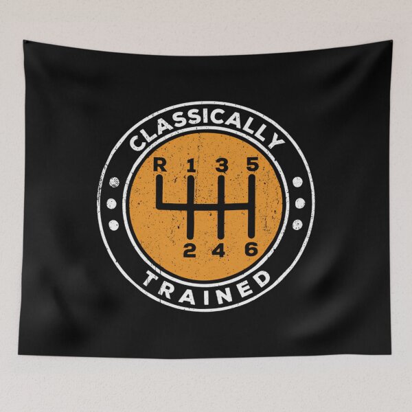 Item preview, Classically Trained - Manual Cars 80S Funny Saying designed and sold by ALYSSARATLIFF.