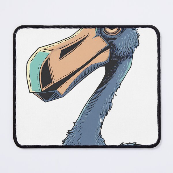 Item preview, The female shoebill has a large, flat beak and a "serious" face designed and sold by GailPerr2y.
