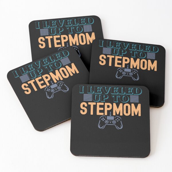 Item preview, I Leveled Up to Stepmom Gamer Family Upgrade designed and sold by LuxeGraphix.