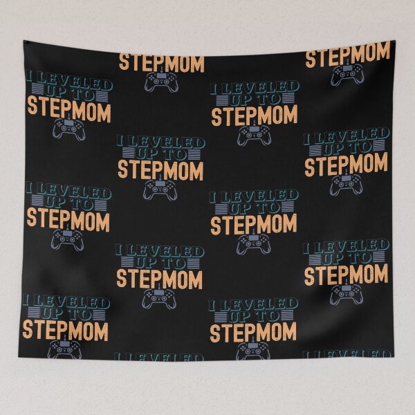 Item preview, I Leveled Up to Stepmom Gamer Family Upgrade designed and sold by LuxeGraphix.