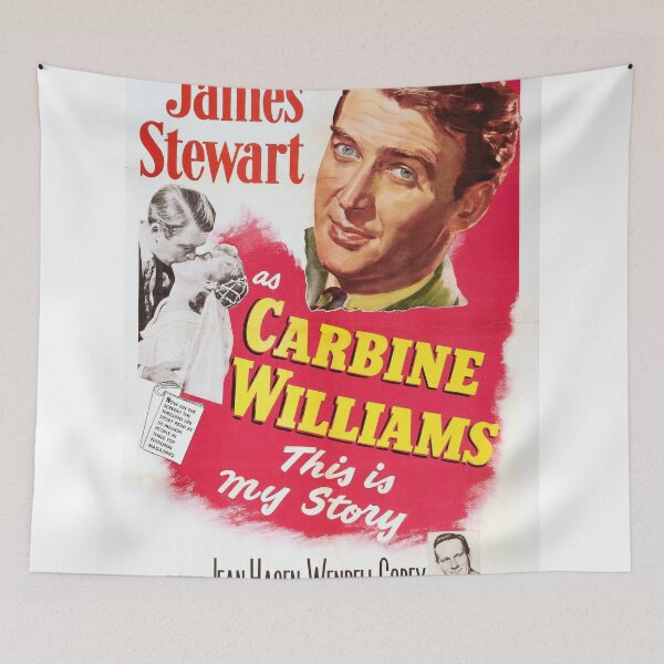 Item preview, Carbine Williams Movie Poster – 1952 Jimmy Stewart Film – Classic Biopic Wall Art designed and sold by neildoch.