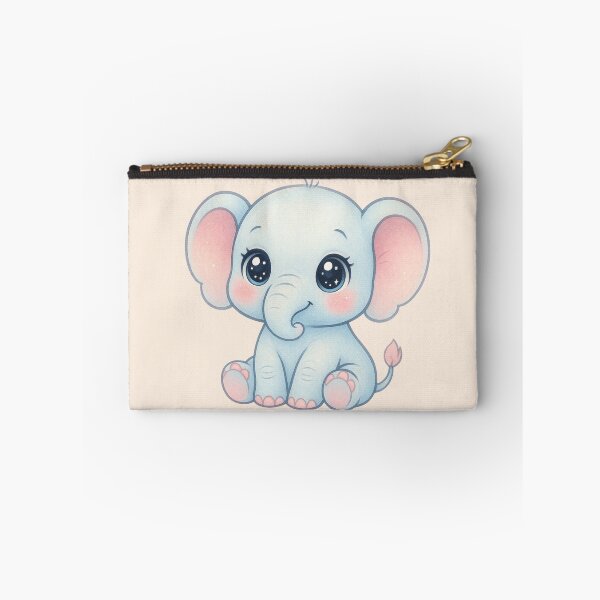 Item preview, kawaii elephant design classic tshirt and sticker designed and sold by anandsiva2703.