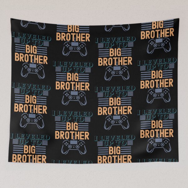 Item preview, I Leveled Up to Big Brother Gamer Pregnancy Announcement designed and sold by LuxeGraphix.