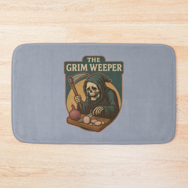 Item preview, The Grim Weeper – Crying Grim Reaper Onion Cutting Parody designed and sold by hangmeart.