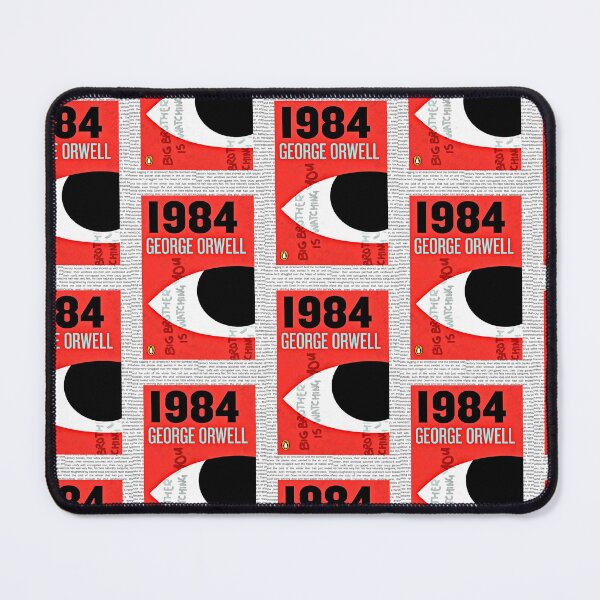 Item preview, Vintage 1984 Book Cover Art Print by George Orwell designed and sold by booksnbobs.