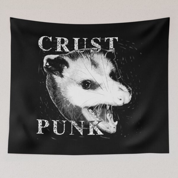 Item preview, Crust Punk Opossum designed and sold by royalblewitup.
