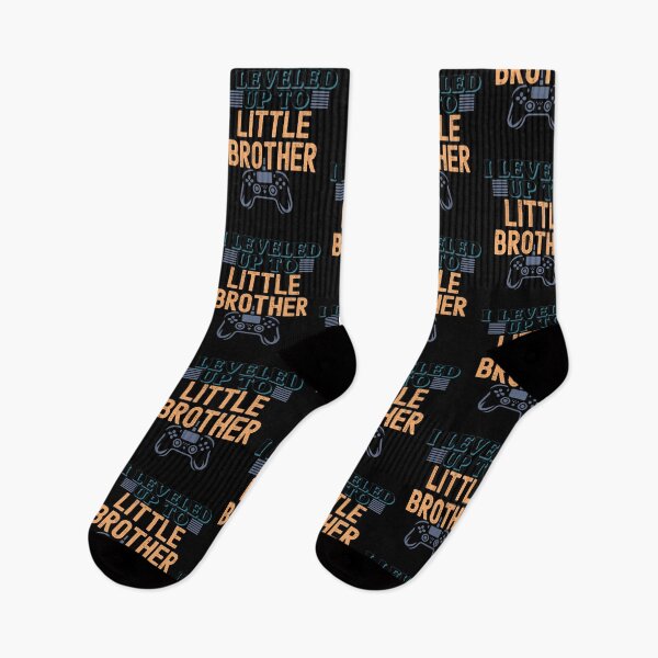 Item preview, I Leveled Up to Little Brother Gamer Baby Announcement designed and sold by LuxeGraphix.
