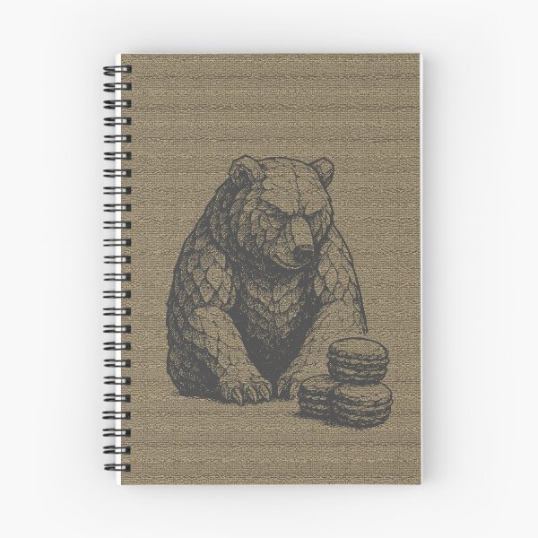 Item preview, A Stone Bear Guarding Macarons designed and sold by SmilingAnny.