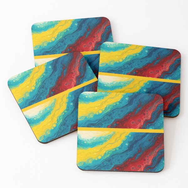 Item preview, Multicolor waves designed and sold by annenambiro.