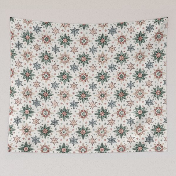 Item preview, Stars & Snowy Sky | Cozy Winter Nordic designed and sold by Shuga-Design.