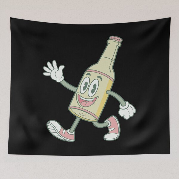 Item preview, 30s Cartoon Beer Bottle designed and sold by Banana Split Collective.