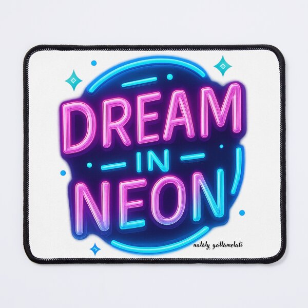 Item preview, ✨ Dream In Neon Bright Retro Lights ✨ designed and sold by natalygattamelati.