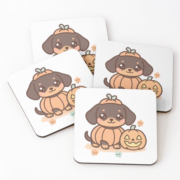 Item preview, Pumpkin Patrol – Kawaii Pastel Dachshund Halloween Design designed and sold by Doxie Life.