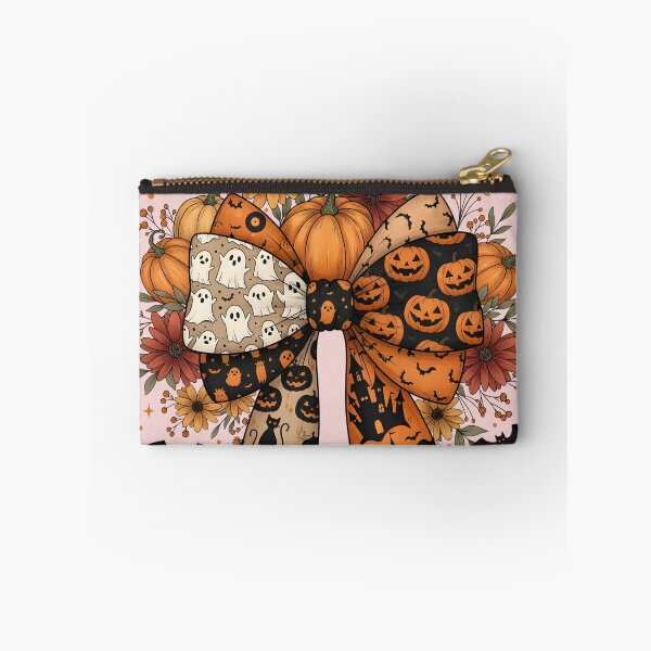 Item preview, Halloween Bow with Pumpkins, Ghosts & Black Cats – Spooky Cute designed and sold by LinLuckStudio.