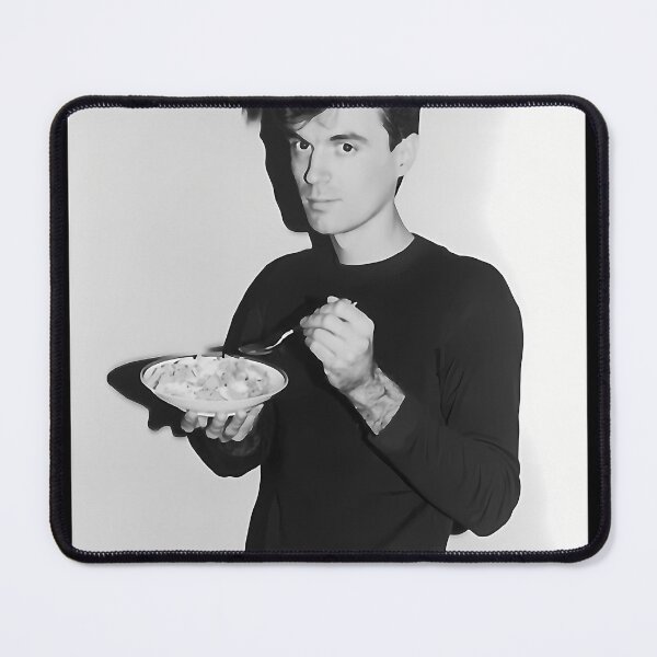 Item preview, David Byrne Eating Cereal designed and sold by ALYSSARATLIFF.
