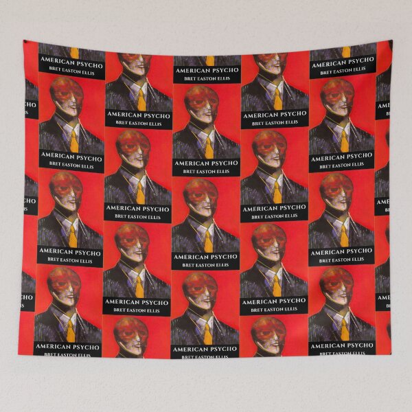 Item preview, American Psycho Book Cover Design Art Print by Bret Easton Ellis designed and sold by booksnbobs.