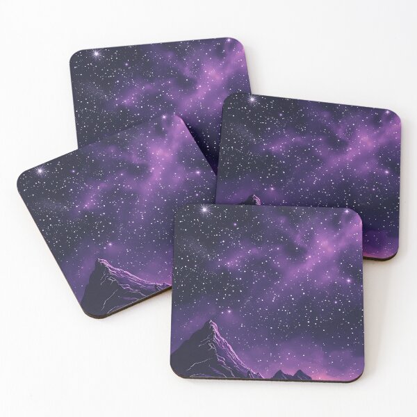 Item preview, Starry Night Over Mountains designed and sold by marakaram.