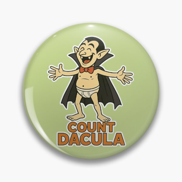 Item preview, Count Dacula – Funny Vampire Cartoon Parody designed and sold by hangmeart.