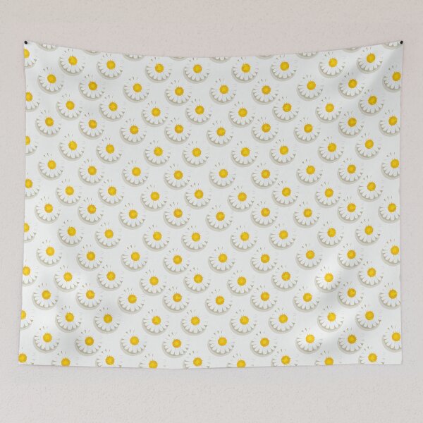 Item preview, Seamless Chamomile Flower Pattern – Cute White and Yellow Floral Design designed and sold by WojcikDesigners.