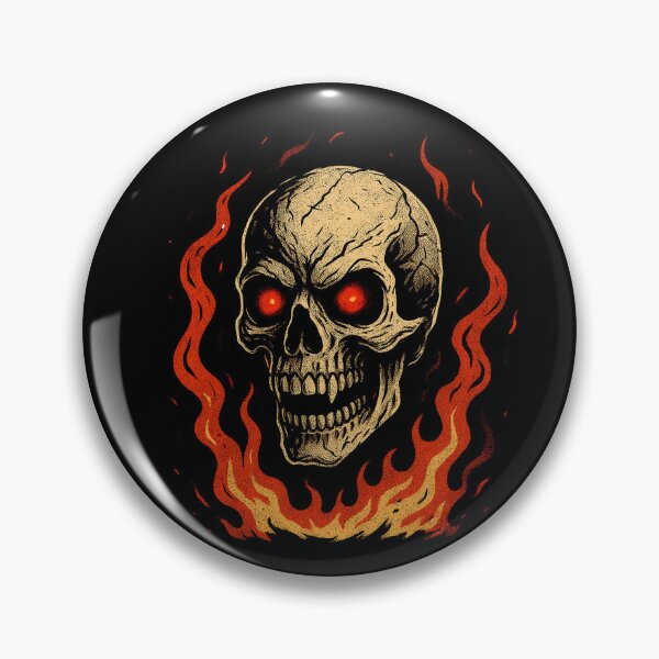 Item preview, Flaming Skull of Fury designed and sold by AdokeLogo.