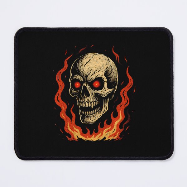 Item preview, Flaming Skull of Fury designed and sold by AdokeLogo.