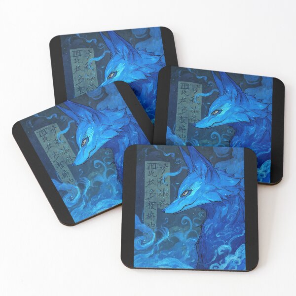 Item preview, The Celestial Blue Kitsune designed and sold by bapupa.