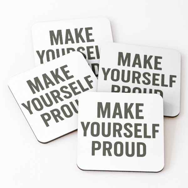 Item preview, Make Yourself Proud T-Shirt – Vintage Motivational Quote Tee designed and sold by Design Express.